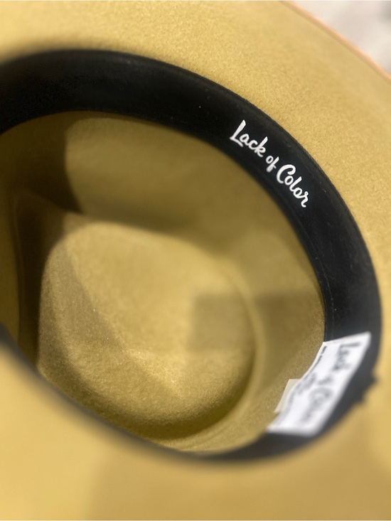 Lack Of Color Tan Wide-Brim Ranchera Hat with Brown Band main image 4